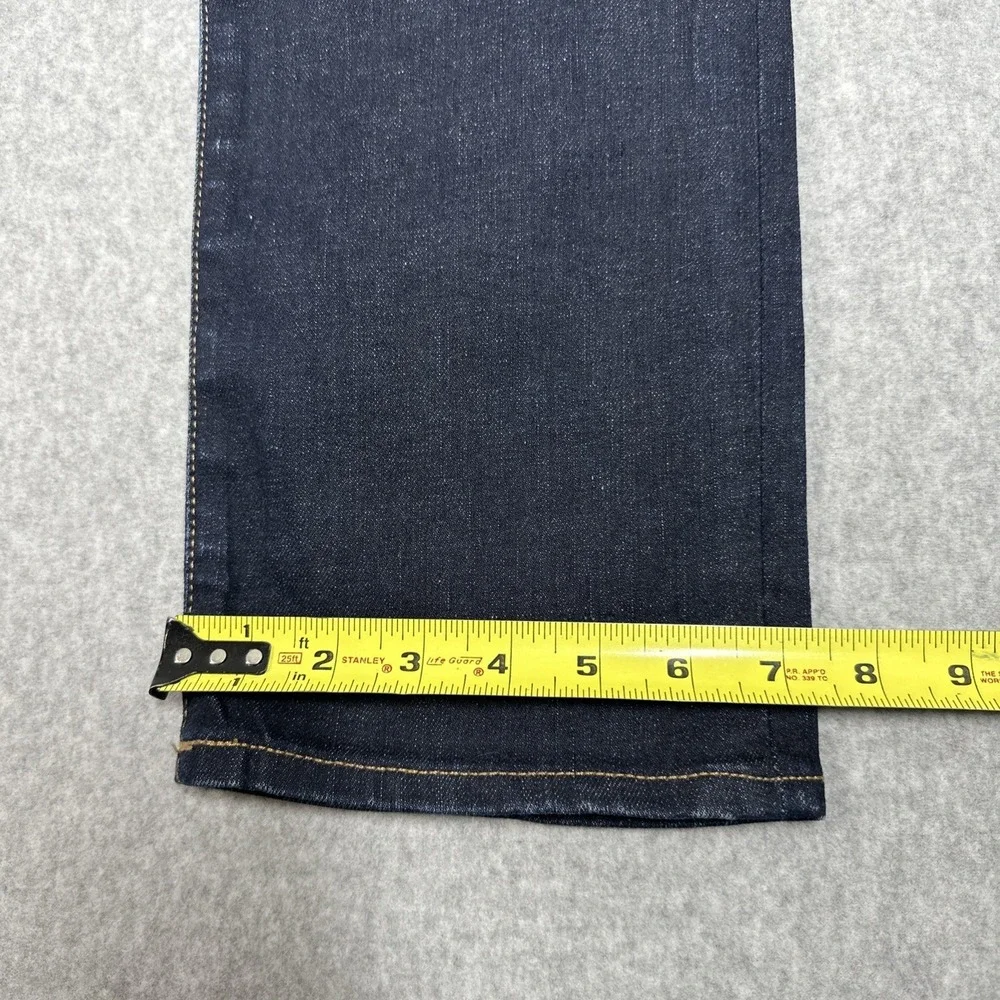 Madewell Men's Slim Fit Dark Wash Jeans Size 32x34 Fade Whiskering Stretch J9527